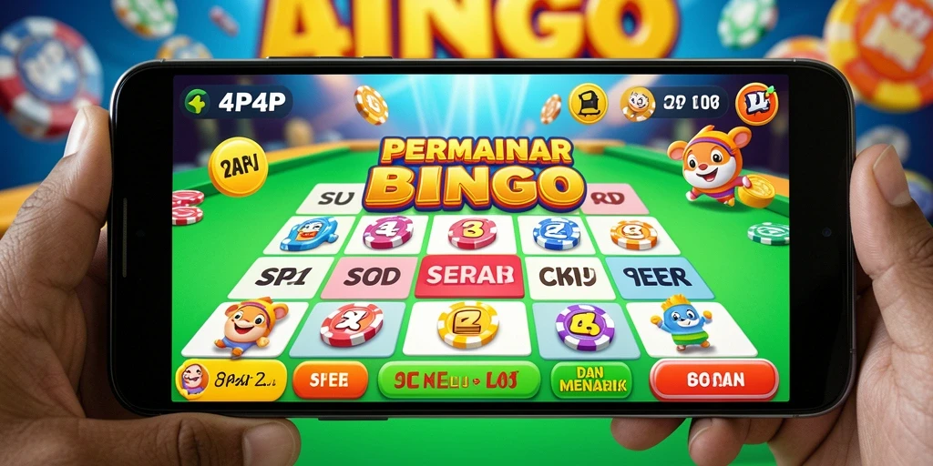 Tampilan gameplay Bingo di 4P4P yang menarik.
