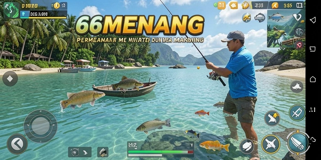 Tangkapan ikan yang mengesankan dalam gameplay 66MENANG.