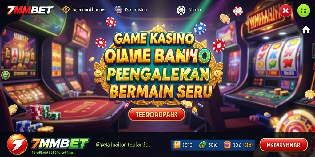 Screenshot 7MMBET menampilkan gameplay kasino yang mendebarkan.