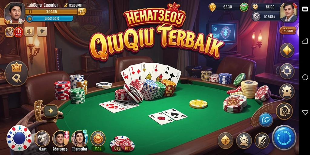 Tampilan menarik dari gameplay QiuQiu HEBAT303 yang seru.