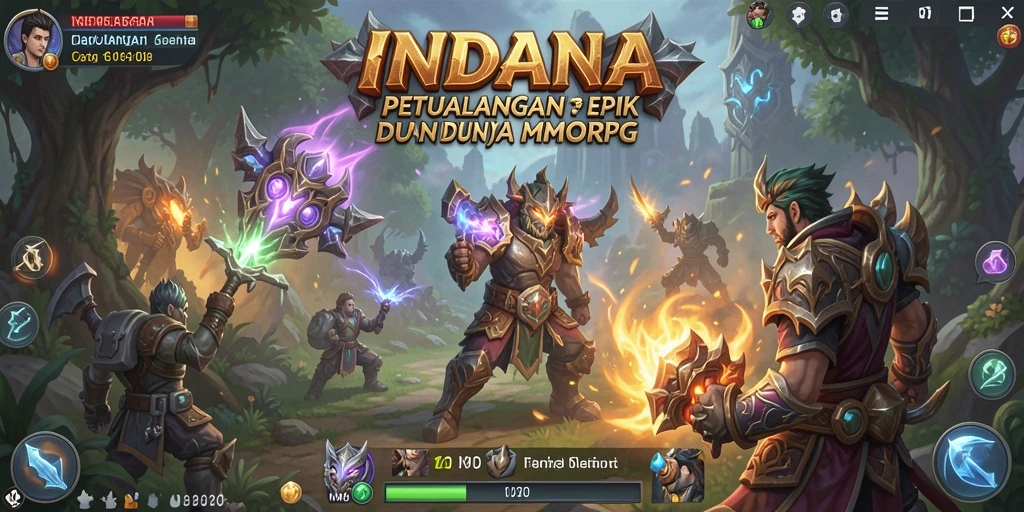 Screenshot gameplay INDAAA dengan grafis yang memukau.