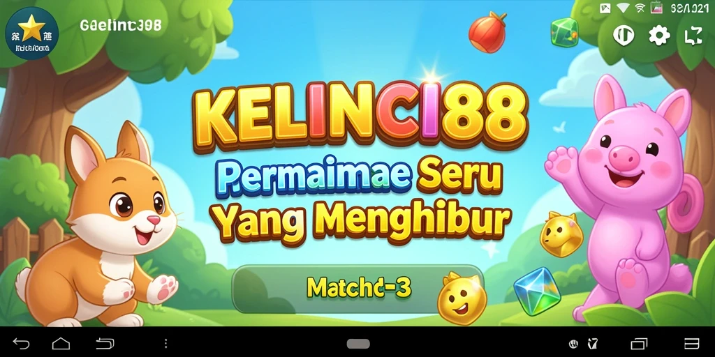 Tampilan menarik dari gameplay KELINCI88 dalam momen mencocokkan objek.