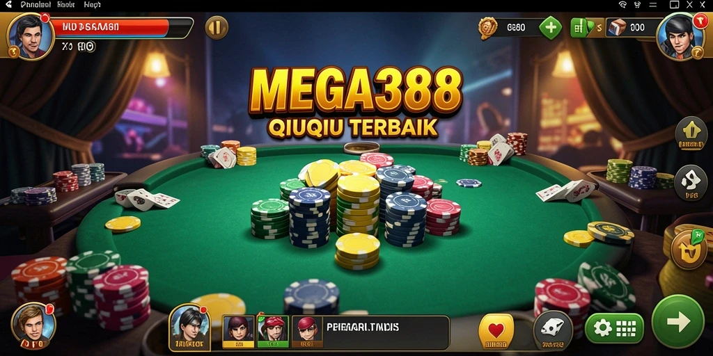 Tampilan gameplay MEGA388 yang mengasyikkan dan penuh aksi QiuQiu.