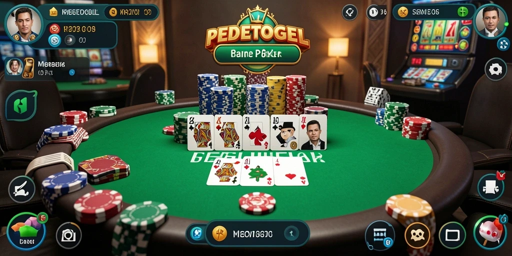 Tampilan gameplay seru dan menegangkan dari PEDETOGEL.