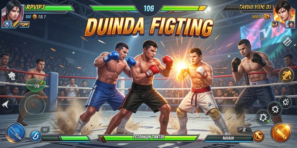 Tangkapan layar gameplay RPVIP3 menampilkan pertarungan yang mendebarkan dan aksi yang intens.