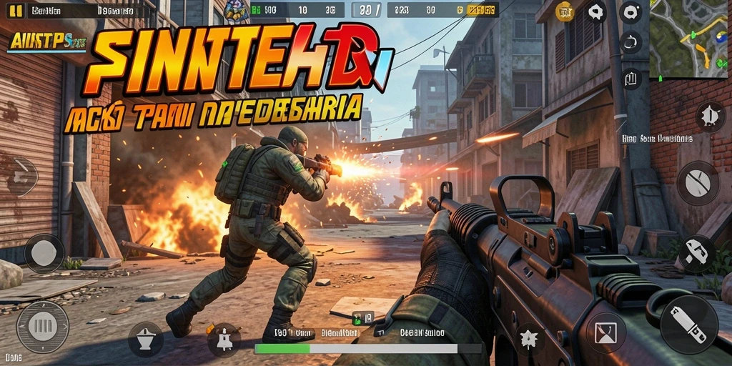 Tampilan gameplay klasik TPS yang mendebarkan di SINTE4D.