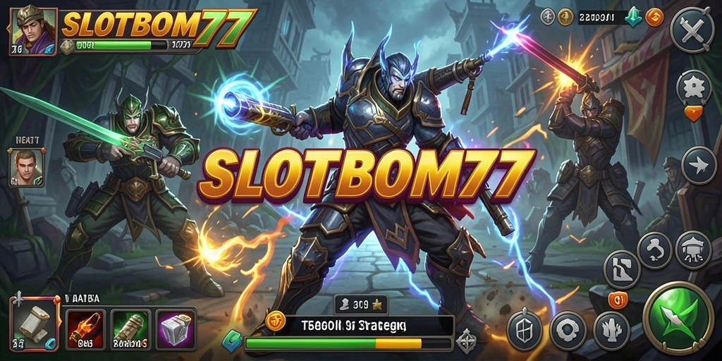 Tampilan gameplay menarik di SLOTBOM77 dengan berbagai strategi.