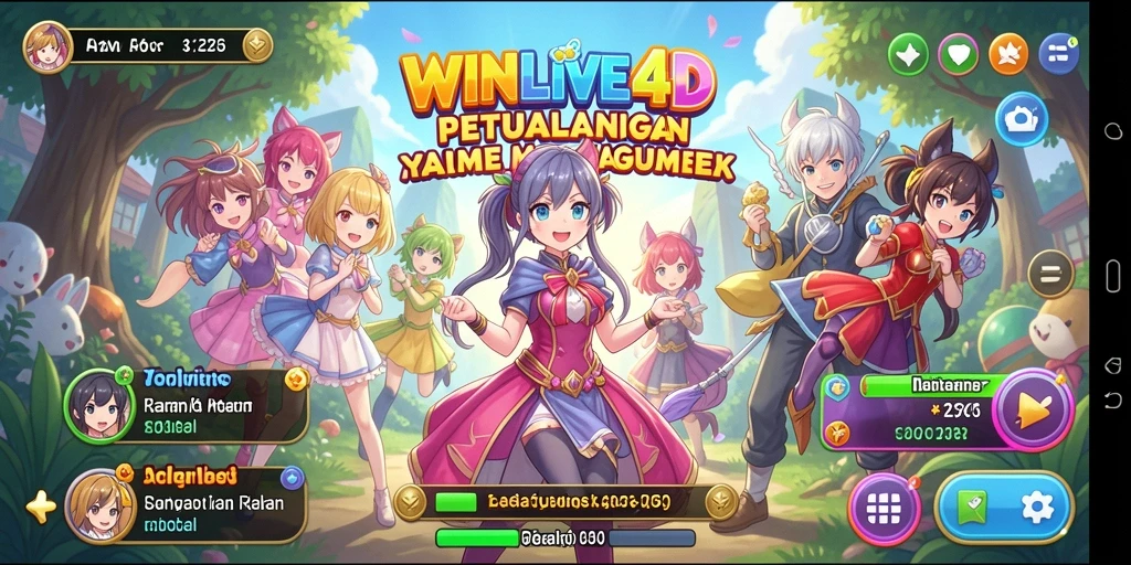 Tampilan gameplay yang mengagumkan dari WINLIVE4D.