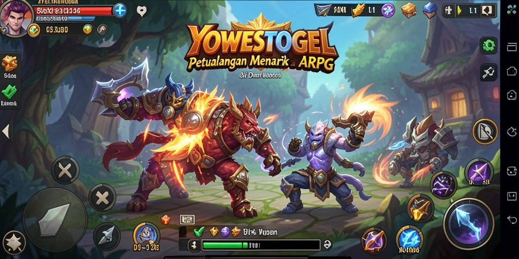 Tangkapan layar gameplay YOWESTOGEL yang menampilkan aksi ARPG yang mendebarkan.